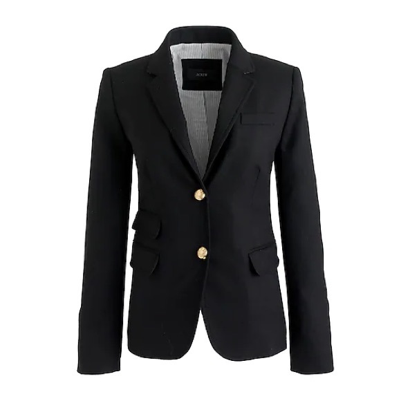 J. Crew Tall Schoolboy blazer in black size 4 - Picture 10 of 10